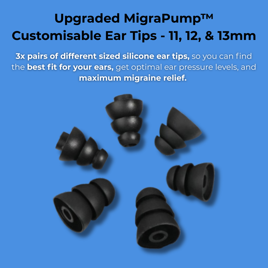 MigraPump™ Customisable Ear Tips (Various Sizes)