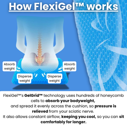 FlexiGel™ Sciatica Relief Cushion