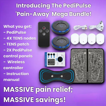 PediPulse EMS Leg & Foot Massage Mat